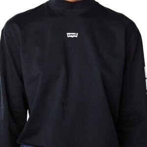 Levi's Women's Black Long Sleeve Mock Turtleneck Pullover